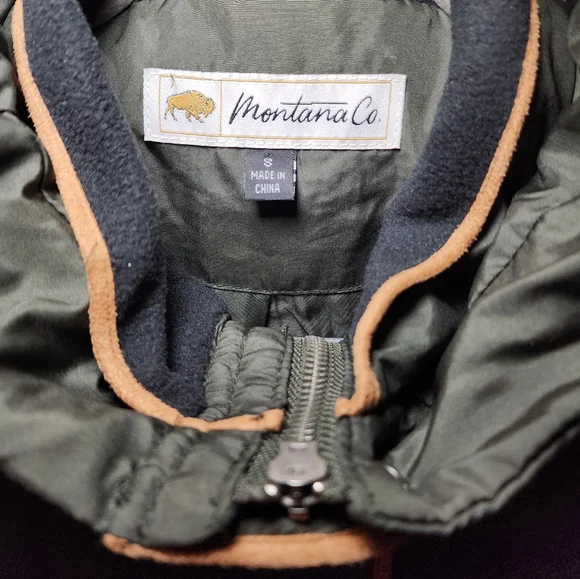 Montana Co Quilted Puffer Jacket Sz S - Picture 15 of 15